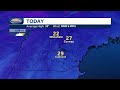 video light snow saturday morning could cause slippery travel