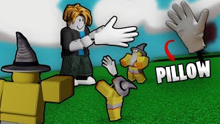 The Pillow Glove Clones are OP...(Slap battles)