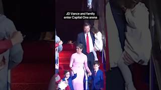 JD Vance and family enter Capital One arena #shorts