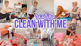 ROUTINE CLEAN WITH ME // STAY AT HOME MOM MOTIVATION // BECKY MOSS