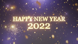HAPPY NEW YEAR - 2022 - Countdown with fireworks - Free to use