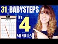 All 31 of Flylady's Baby Steps in UNDER 4 Minutes!