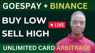 Binance + Goespay Unlimited card Arbitrage; Make money online with this simple arbitrage opportunity