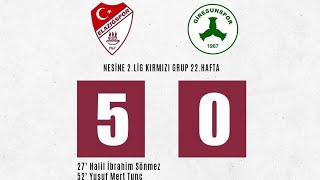 Elazığspor'umuz 5-0 Giresunspor | Maçın Özeti #tff2lig