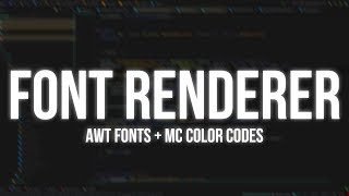 Making a FontRenderer | SPEED CODE | superblaubeere27