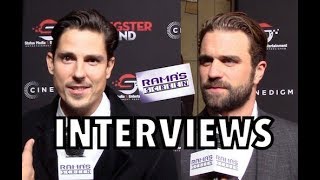 My 'GANGSTER LAND' Premiere Interviews with Sean Faris and Milo Gibson