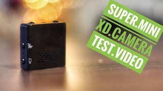 XD Mini Camera  infrared Night Vision Motion Detection DV DVR Security Camera Test Video & Unboxing