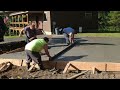 diy garage slab how to pour a concrete slab