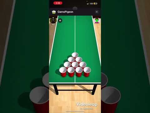 How to play Cup Pong on iMessage games
