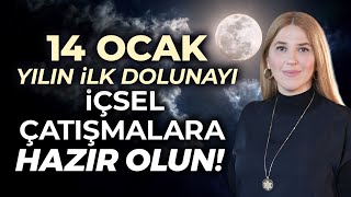 Yılın İlk Dolunayı! 14 Ocak Yengeç Dolunayı İçe Dönüş Zamanı Diyor! Tavsiye Esmalar | Emine Aktunç