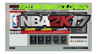 NBA 2K17 - FIRST MYTEAM PACK OPENING
