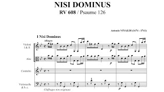 Antonio Vivaldi - Nisi Dominus, RV 608. {w/ score.} Soloist: Andreas Scholl.