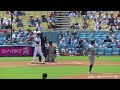 速報！特大打！大谷翔平　第1打席【9.8現地映像】ガーディアンス0 0ドジャース1番dh大谷翔平 1回裏無死ランナーなし