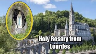 Holy Rosary from Lourdes || English Rosary || 23.03.2024