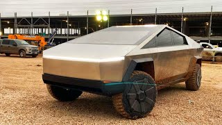 Elon Musk Tesla Cyber Truck Monster Look,Test,Drive,Top Speed,Experimentation,Acceleration