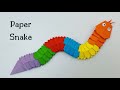 How To Make Easy Paper SNAKE For Kids / Nursery Craft Ideas / Paper Craft Easy / KIDS crafts