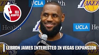 'I want the team here, Adam' - LeBron James tells Adam Silver he'd want the Las