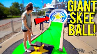 The World's Largest Skee-Ball Mini Golf Hole?!
