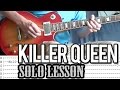 Queen - 'Killer Queen' Solo Guitar Lesson (With Tabs)