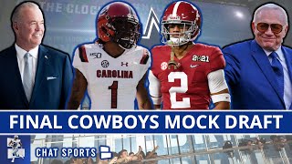 NFL Mock Draft: Dallas Cowboys 7-Round FINAL 2021 Projections | Jaycee Horn Or Patrick Surtain?