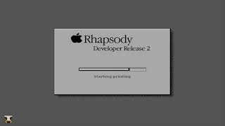 Mac OSX Rhapsody DR2 On Intel Pentium - The Follow Up To Classic MacOS What Later Would Become OS X