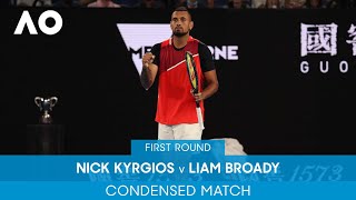 Nick Kyrgios v Liam Broady Condensed Match (1R) | Australian Open 2022