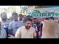 mustwatch tukaram parab supports agitating taxi drivers at pernem