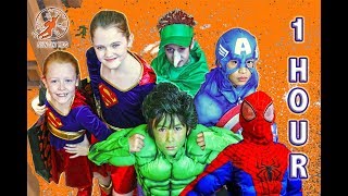 New Sky Kids Little Superhero Kids Compilation - 1 Hour of Super Squad Adventures