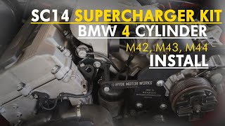 SC14 Supercharger Installation | Largest Kit on a E36 318Ti! | V4 M.O.A.B