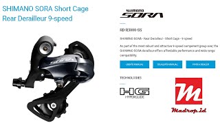 RD 9 Speed Shimano Sora R3000