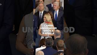 Carrie Underwood sings a capella