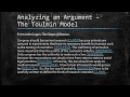 toulmin model of argumentation