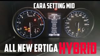 Cara Setting Speedometer All New Ertiga Hybrid