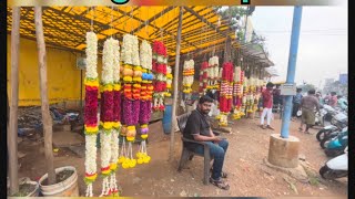 Namasthe Davangere deepavalli thayari in flower market 🌷🌷🌹🌹💐🔥💥⚡️