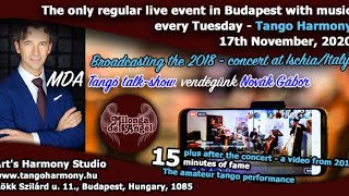 MDA broadcast: 2018 Ischia Tango Harmony koncert