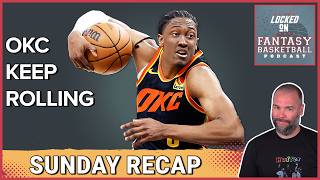 NBA Fantasy Basketball Breakdown: Williams & Dort Dominate #NBA #fantasybasketball