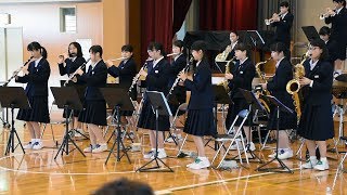 新潟市立寄居中学校吹奏楽部のスプリングコンサート