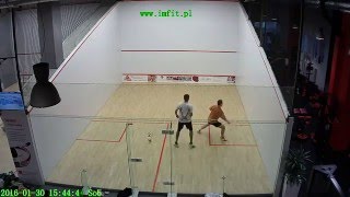 Squash I'm Fit: Piotr vs Khan Kaleemullah #1