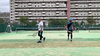 八尾市民大会45-55 55予選①🎾尾野•御内3-④大本•宮木 2024.9.29