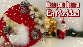 Manualidades Navideñas🎄/ Ideas con carton y CD / Diy Christmas / Artesanato Natalino