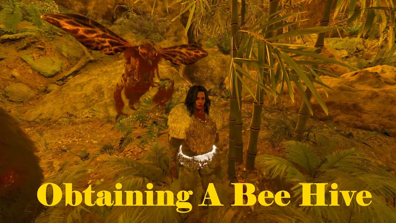 Ark Survival Ascended: Taming A Queen Bee! + Get Honey! - YouTube