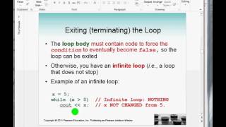 Video Loops 3 - while loop
