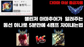 【챌린저】 리신 초반 동선 설계 및 운영법 (리신 vs 마이)