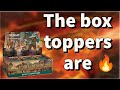 Amazing box toppers, and they come in EVERY BOX! | Lord of the Rings Draft Booster Box