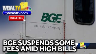 BGE waiving certain fees amid high energy bills