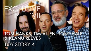 TOY STORY 4 Interviews: Tom Hanks, Tim Allen, Tony Hale & Keanu Reeves