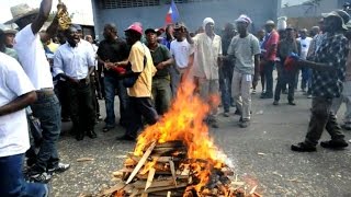 Haitians protest on Independence Day