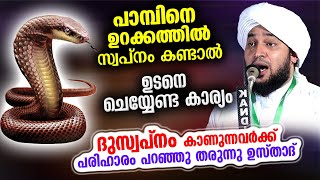 പാമ്പിനെ ഉറക്കത്തിൽ സ്വനം കണ്ടാൽ ഉടനെ ഈ കാര്യം ചെയ്യുക...!! Perod Azhari