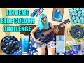 I Used Only BLUE Things For 24 Hours *Extreme Challenge* 💙 Garima's Good Life