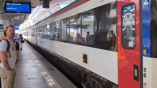 Zürich HB (CH) - Einfahrt IC 3 nach Basel SBB (30.07.2023)